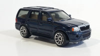 2008 Matchbox Lincoln Navigator Dark Blue Die Cast Toy Car Vehicle