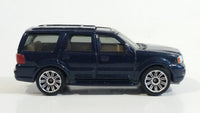 2008 Matchbox Lincoln Navigator Dark Blue Die Cast Toy Car Vehicle