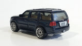 2008 Matchbox Lincoln Navigator Dark Blue Die Cast Toy Car Vehicle