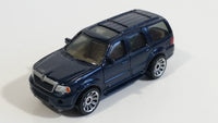 2008 Matchbox Lincoln Navigator Dark Blue Die Cast Toy Car Vehicle