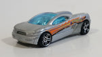 2004 Hot Wheels Starter Track Backdraft Silver Die Cast Toy Car Vehicle