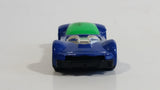 2009 Hot Wheels Ballistik Blue and Green Die Cast Toy Car Vehicle McDonald's Happy Meal