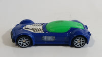 2009 Hot Wheels Ballistik Blue and Green Die Cast Toy Car Vehicle McDonald's Happy Meal