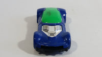 2009 Hot Wheels Ballistik Blue and Green Die Cast Toy Car Vehicle McDonald's Happy Meal