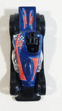 2002 Hot Wheels Super Comp Dragster Dark Blue Die Cast Toy Car Vehicle McDonald's Happy Meal