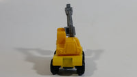 1997 M.M.T.L. Excavator Yellow Die Cast Toy Car Construction Vehicle
