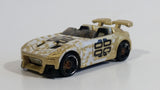 2003 Hot Wheels Tech Tuners Tantrum Metalflake Gold Die Cast Toy Car Vehicle