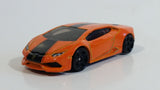 2016 Hot Wheels Exotics Lamborghini Huracan LP 610-4 Orange Die Cast Toy Car Vehicle