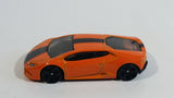 2016 Hot Wheels Exotics Lamborghini Huracan LP 610-4 Orange Die Cast Toy Car Vehicle