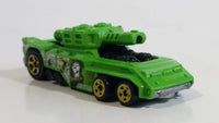 2011 Hot Wheels Attack Pack Invader Green Plastic Body Die Cast Toy Car Vehicle