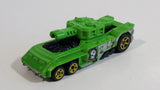 2011 Hot Wheels Attack Pack Invader Green Plastic Body Die Cast Toy Car Vehicle