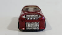 2001 Hot Wheels Skateboarders Deora II Dark Red Die Cast Toy Car Vehicle