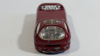 2001 Hot Wheels Skateboarders Deora II Dark Red Die Cast Toy Car Vehicle