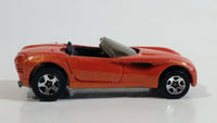 1998 Hot Wheels Dodge Concept Car Copperhead Convertible Chrysler Corporation Metalflake Red Orange Die Cast Toy Car Vehicle