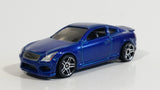 2017 Hot Wheels Infiniti G37 Candy Blue Die Cast Toy Car Vehicle