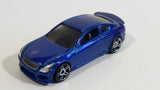 2017 Hot Wheels Infiniti G37 Candy Blue Die Cast Toy Car Vehicle