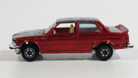 Yatming BMW 320i Dark Red M-Power Blue #320 Turbo Rally No. 1029 Die Cast Toy Car Vehicle