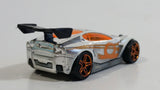 2008 Hot Wheels Trick Tracks Synkro Chrome Die Cast Toy Car Vehicle