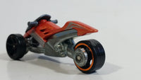 2009 Hot Wheels Tri & Stop Me Metalflake Orange Die Cast Toy Car Vehicle