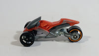 2009 Hot Wheels Tri & Stop Me Metalflake Orange Die Cast Toy Car Vehicle