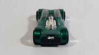 1999 Hot Wheels Double Cross Metalflake Dark Green Die Cast Toy Car Vehicle McDonald's Happy Meal 9/16