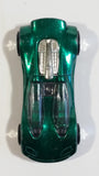 1999 Hot Wheels Double Cross Metalflake Dark Green Die Cast Toy Car Vehicle McDonald's Happy Meal 9/16