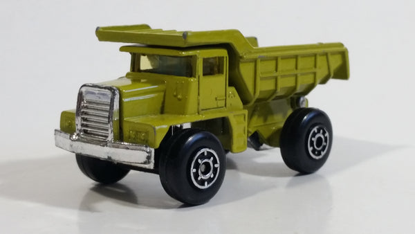 Vintage Zylmex P310 Dump Truck Olive Green Die Cast Toy Car Construction Equipment Vehicle Hong Kong