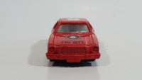 Unknown Brand Fire Dept. #5 Red Die Cast Toy Car Fire Fighting Rescue Emergency Vehicle
