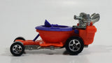 2001 Hot Wheels Hot Seat Orange and Purple Die Cast Toy Car Vehicle