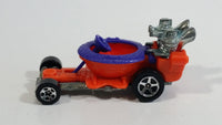 2001 Hot Wheels Hot Seat Orange and Purple Die Cast Toy Car Vehicle