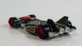 2008 Hot Wheels Jet Rides Jet Threat 3.0 Flat Green Die Cast Toy Race Car Vehicle