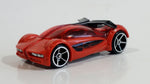 2011 Hot Wheels AcceleRacers Iridium Orange Red Die Cast Toy Car Vehicle