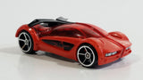 2011 Hot Wheels AcceleRacers Iridium Orange Red Die Cast Toy Car Vehicle