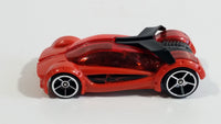 2011 Hot Wheels AcceleRacers Iridium Orange Red Die Cast Toy Car Vehicle