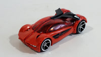 2011 Hot Wheels AcceleRacers Iridium Orange Red Die Cast Toy Car Vehicle