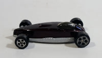 1999 Hot Wheels Street Raptor Maroon Dark Red Die Cast Toy Car - McDonald's Happy Meal 13/16