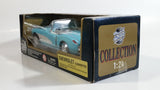 Yatming Road Tough No. 93019 1957 Chevrolet Corvette Convertible Baby Blue 1/24 Scale Die Cast Toy Classic Car Vehicle with Box