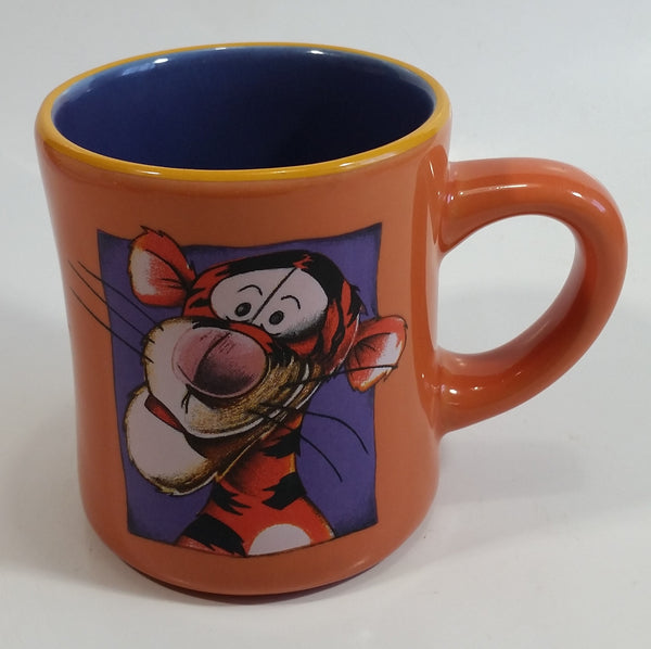 Disney Winnie The Pooh Tigger Character Orange and Purple Ceramic Coffee Mug