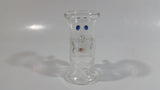 Very Unique Face Shaped Finger Hole Art Glass Shooter Shot Glass