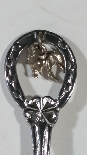 Metal Souvenir Spoon with Moose Charm