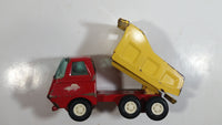 Vintage Tonka Red and Yellow Dump Truck 55010 Pressed Steel Construction Equipment Toy Vehicle