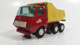 Vintage Tonka Red and Yellow Dump Truck 55010 Pressed Steel Construction Equipment Toy Vehicle