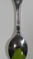 Chicago Illinois Willis (Sears) Tower Gold Tone Figural Enamel Metal Spoon with Engraved Bowl