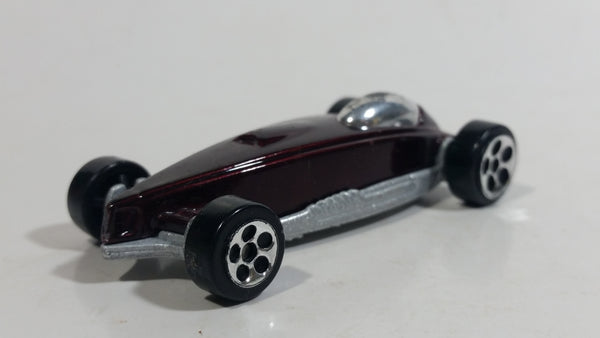 1999 Hot Wheels Street Raptor Maroon Dark Red Die Cast Toy Car - McDonald's Happy Meal 13/16