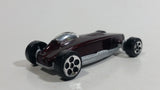 1999 Hot Wheels Street Raptor Maroon Dark Red Die Cast Toy Car - McDonald's Happy Meal 13/16