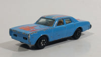 Yatming Dodge Monaco Light Blue No. 1031 Die Cast Toy Car Vehicle Hong Kong