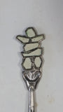 Inuvik N.W.T. Metal Souvenir Spoon Travel Collectible with Engraved Bowl