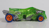 1994 Hot Wheels Top Speed Road Vac Clear Green with Chrome Plastic Die Cast Toy Car Vehicle with Hook Bottom