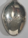 Scotland Bagpipe Player Figural Silver Plate Souvenir Spoon Travel Collectible