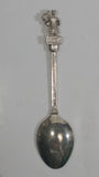 Scotland Bagpipe Player Figural Silver Plate Souvenir Spoon Travel Collectible